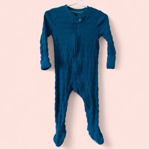 6-9 Month Unisex Baby Girl Baby Boy Waffle Knit Footie Sleeper Cloud Island